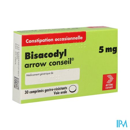 BISACODYL 5MG ARROW CONS CPR 30
