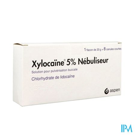 Xylocaine 5% Nebuliseur Solution Pour Pulverisation Buccale 20g