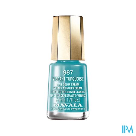 Mavala Vernis A Ongles Mini Color's Vibrant Turquoise 5ml
