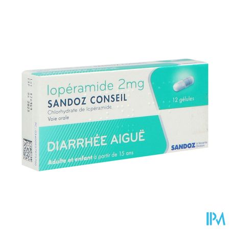 LOPERAMIDE 2MG SANDOZ CONS GELUL12