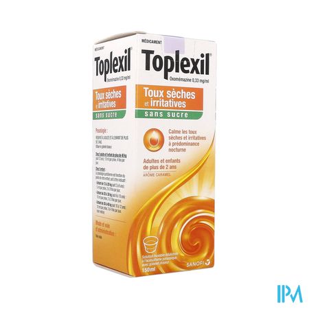 Toplexil 0mg33/ml Sans Sucre Solution Buvable 150ml