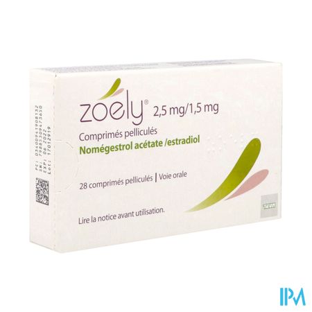 Zoely 2mg5/1mg5 Comprime 28 X1