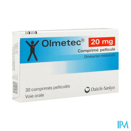 Olmetec 20mg Comprime 30