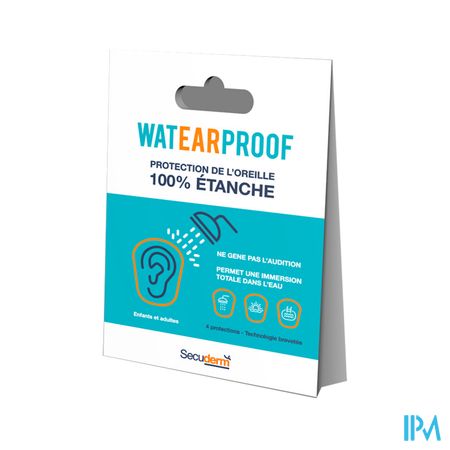 SECUDERM PROT OREIL WATERPROOF X4