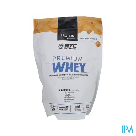 Stc Nutrition Premium Whey Protein Caramel Beurre Sale Doypack 750g