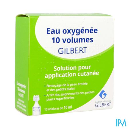 EAU OXYG GILB 10vol S a cut unid 10Unid/10ml