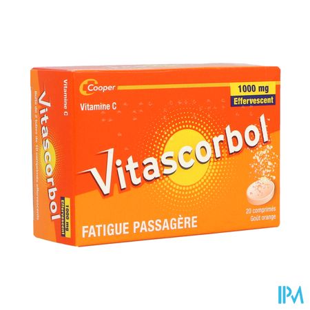 Vitascorbol 1g Comprime Effervescent 20
