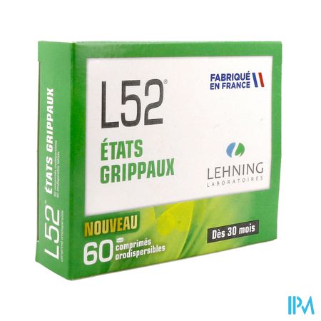 Lehning l 52 Comprime Orodispersible 60