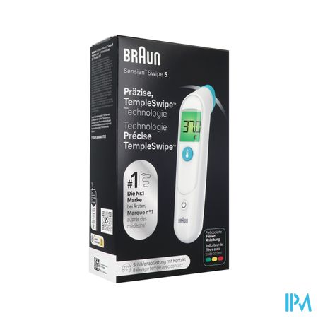 Braun Thermometre Temporal Templeswipetm Bst200we
