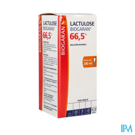 LACTULOSE 66,5% BIOGARAN FL 200ML