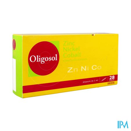 Oligosol Zinc Nickel Cobalt Solution Buvable Ampoule 2ml 28