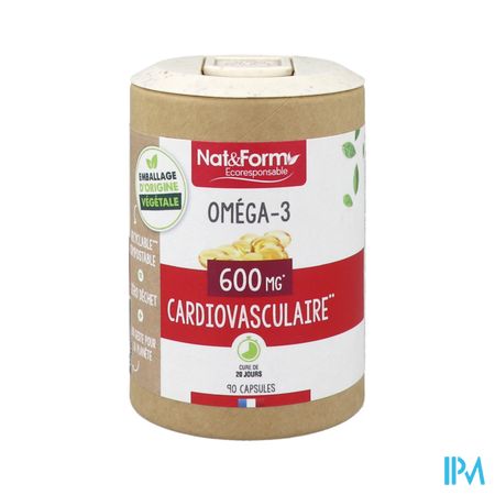 Nat Et Form Ecoresponsable Huile D'omega 3 Gelule 90