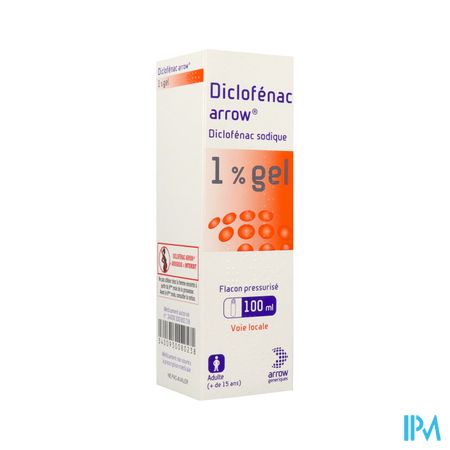 DICLOFENAC 1% ARROW GEL FL PR100ML