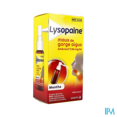 LYSOPAINE MAUX GORGE PULV S/S 20ML