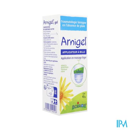 Arnigel Gel Tube Avec Applicateur Bille 45g