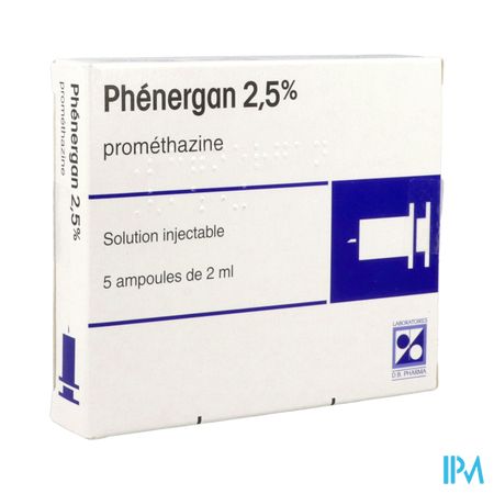 Phenergan 2.5% Solution Injectable Ampoule 2ml 5