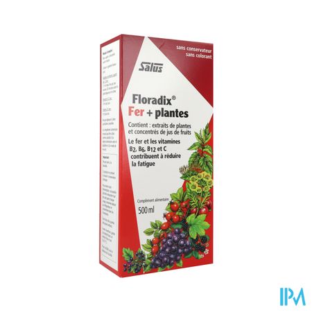 Salus Floradix Fer + Plantes Cocktail 500ml