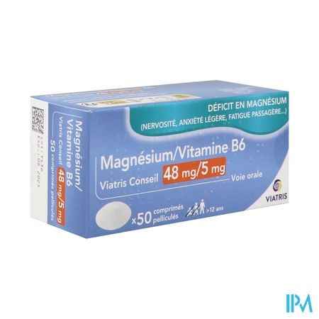 MAGNESIUM/B6 48MG/5MG VTS CPR 50
