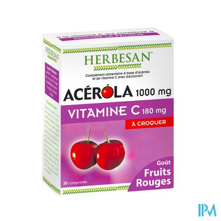 HERBESAN ACEROLA1000 FR/ROUG CPR30