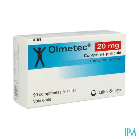 Olmetec 20mg Comprime 90