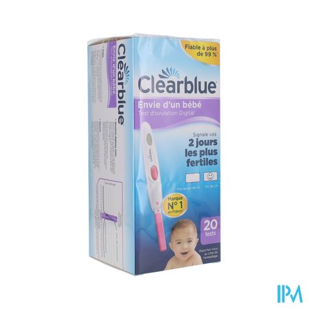 CLEARBLUE TEST OVUL DIGIT 1H 20