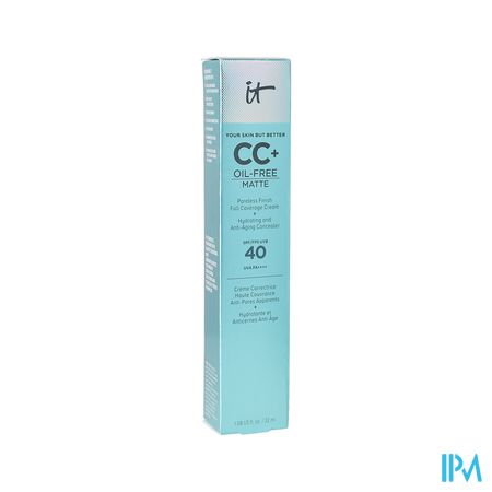 It Cosmetics Cc+ Cream Oilfree Matte Spf40 Light Medium 32ml