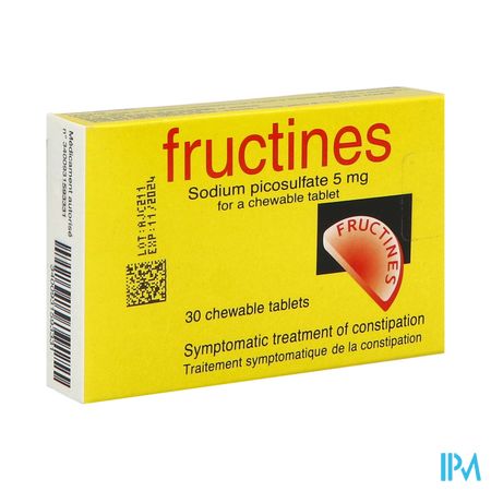 Fructines Picosulfate Sodium 5mg Comprime A Sucer 30