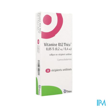 VIT B12 THEA 0,05% (0,2MG/0,4ML) 20UNID/0,4ML