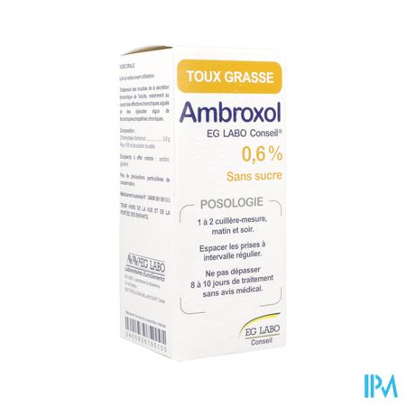 AMBROXOL 0,6% EG CONS SOL 150ML
