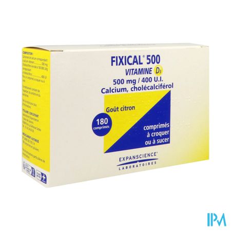 FIXICAL D3 500MG/400UI CPR PILL180