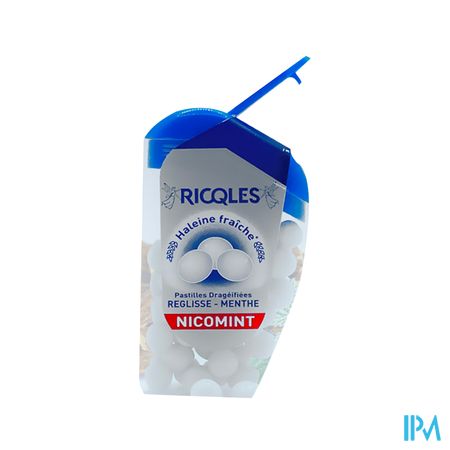 Ricqles Nicomint Dragee Reglisse Menthe Etui 18g