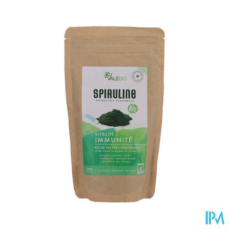 Valebio Super Aliments En Poudre Spiruline Bio 200g
