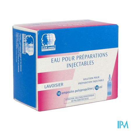 EAU PPI LAVOISIER AMP PP 10ML 10