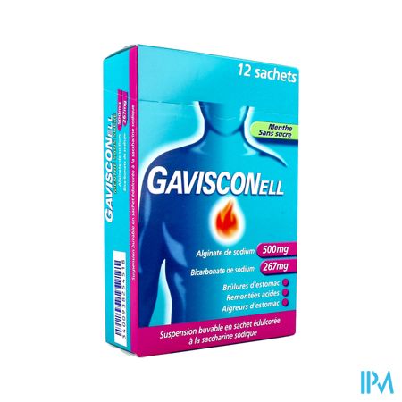 GAVISCONELL MENTHE S/S SACH 10ML12