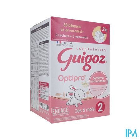 GUIGOZ LAIT OPTIPRO 2AGE PDR 1,2KG
