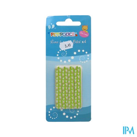 PETIPOUCE LIME ONGLE BB X4