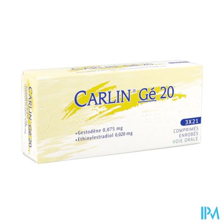 Carlin 75mcg/20mcg Comprime 21 X3