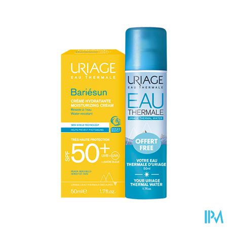 Uriage Bariesun Creme Hydratante Spf50+ 50ml + Etu 50ml