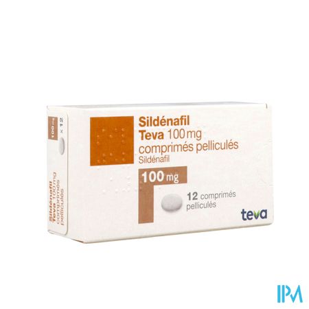 Sildenafil Teva 100mg Comprime 12