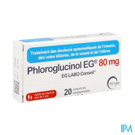 PHLOROGLUCINOL 80MG EG CPR OROD 20