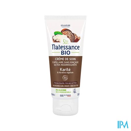 Natessance Bio Creme Sans Rincage Karite 100ml