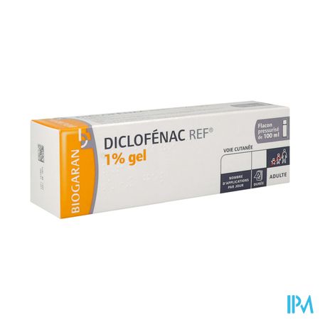 DICLOFENAC 1% REF GEL FL PR 100ML