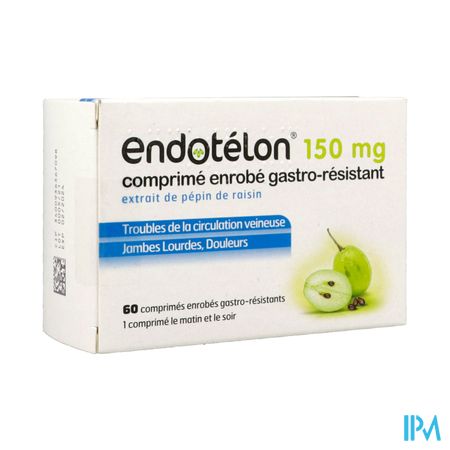 Endotelon 150mg Comprime Gastroresistant 60