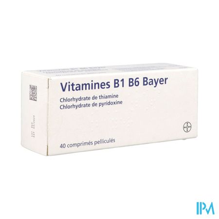 Vitamine B1 B6 Bayer Comprime 40