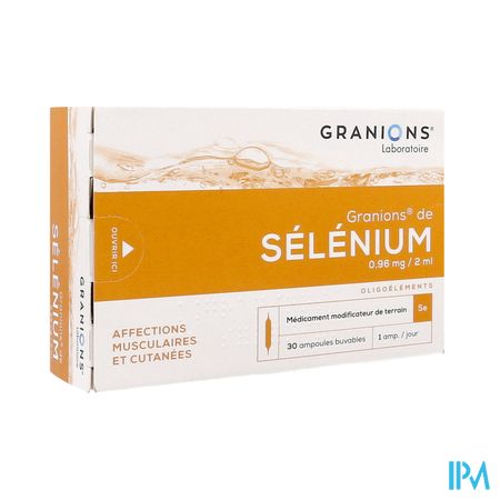 Granions Selenium 0mg96/2ml Suspension Buvable Ampoule 30