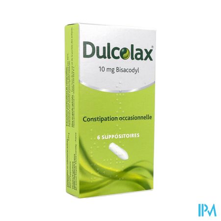 DULCOLAX 10MG SUP 6