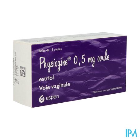Physiogine 0mg5 Ovule 15