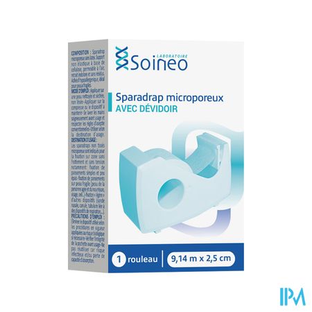 SOINEO SPARADRAP 9,14MX2,5CM — Pharmacie Européenne 24/24 by Nexum