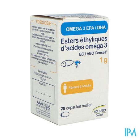 Omega3 Eg Labo Conseil 1g Capsule Molle 28