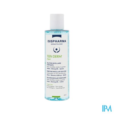 TEEN DERM AQUA SOL MICEL PURI250ML